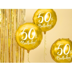 Balon złoty na 50 urodziny