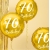 Balon złoty foliowy na 70 urodziny-1 szt.