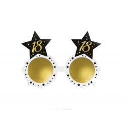 Imnprezowe okulary na 18 urodziny - 1 sztuka 