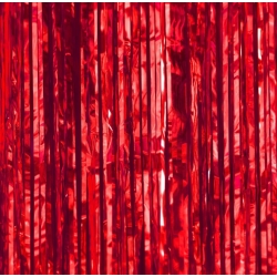 Kurtyna imprezowa czerwona 100x 200cm ścianka,tło