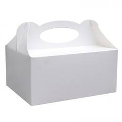Białe pudełko na ciasto dla gości - 1 szt.*