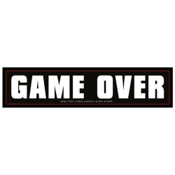 Tablica Game Over Black